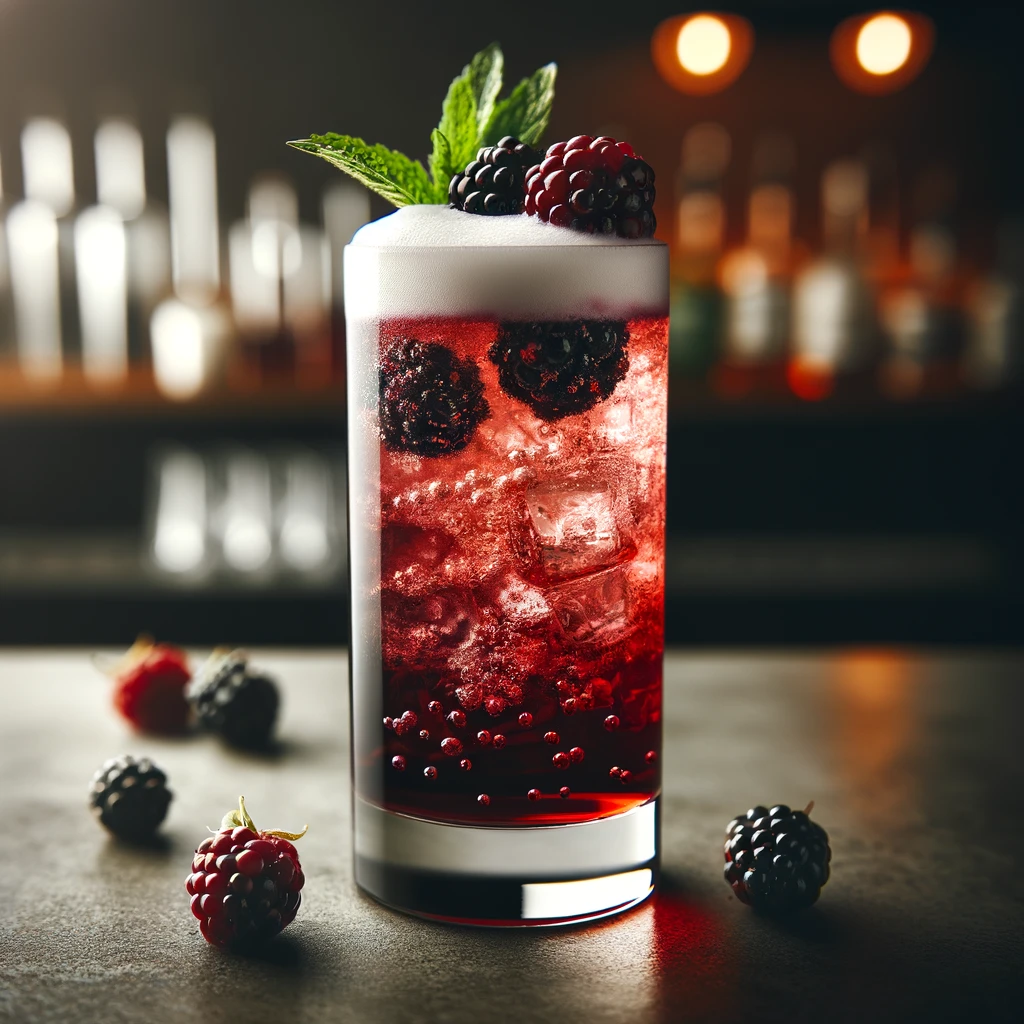 How To Make A Blackberry Gin Fizz Blackberry Gin Fizz Recipe