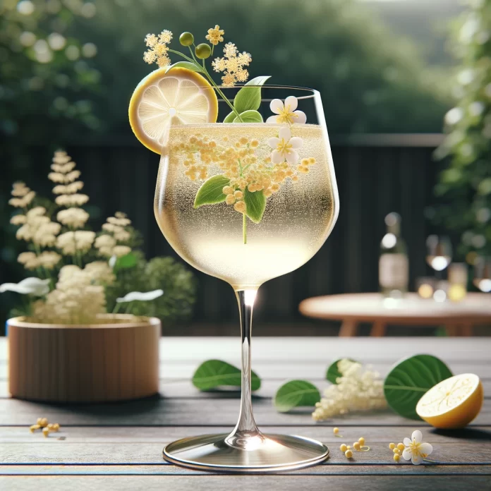 How To Make An Elderflower Spritz Elderflower Spritz Recipe