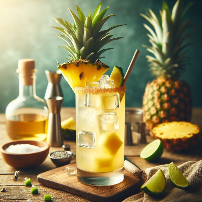 How To Make A Tequila and Pineapple Cocktail - Drinkies.com.au