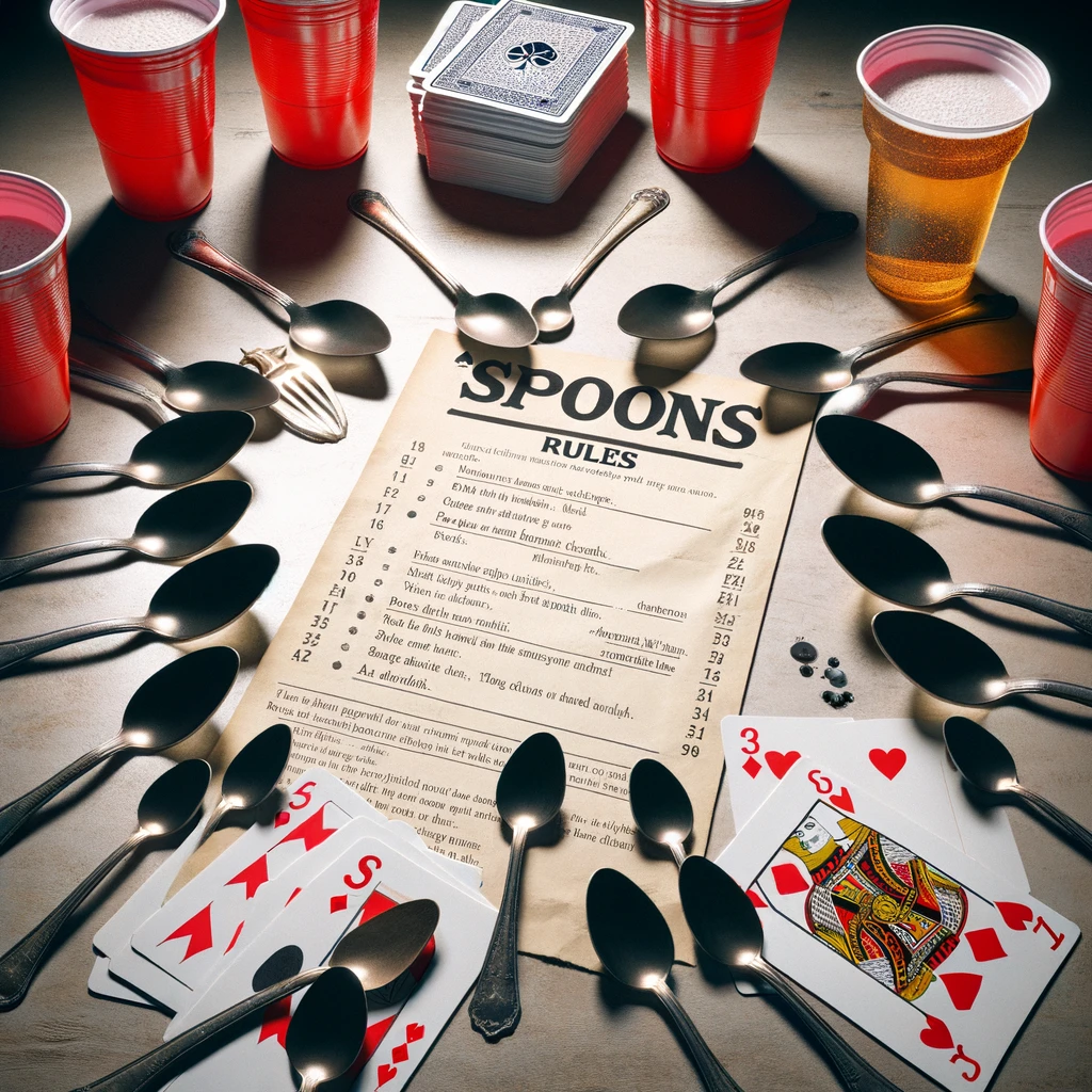 How To Play Spoons Drinking Game | Spoons Card Game Rules