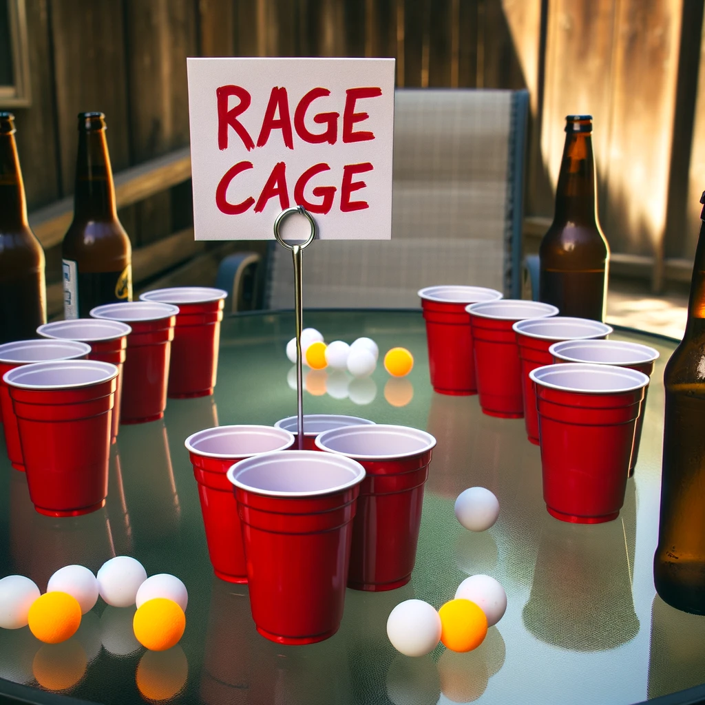 How To Play The "Rage Cage" Drinking Game